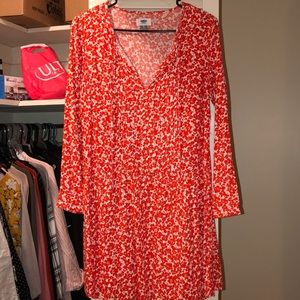 Long sleeve floral dress